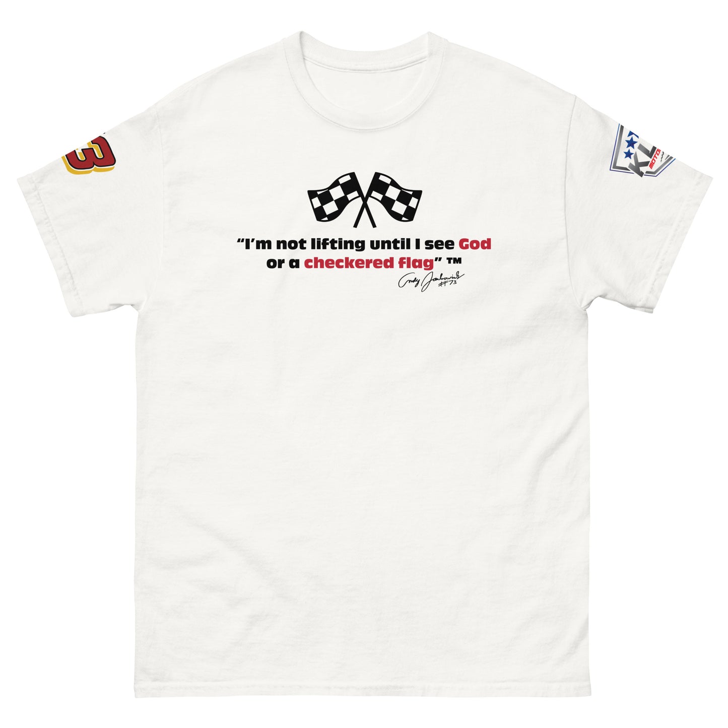 Not Lifting T-shirt (small font)