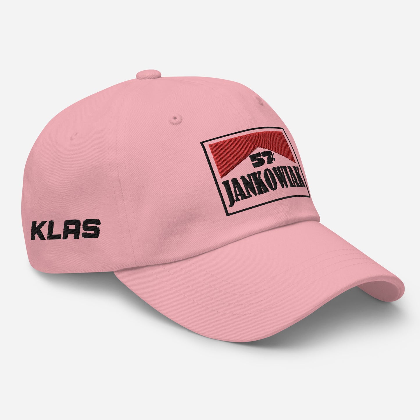 57x Dad hat (black font)