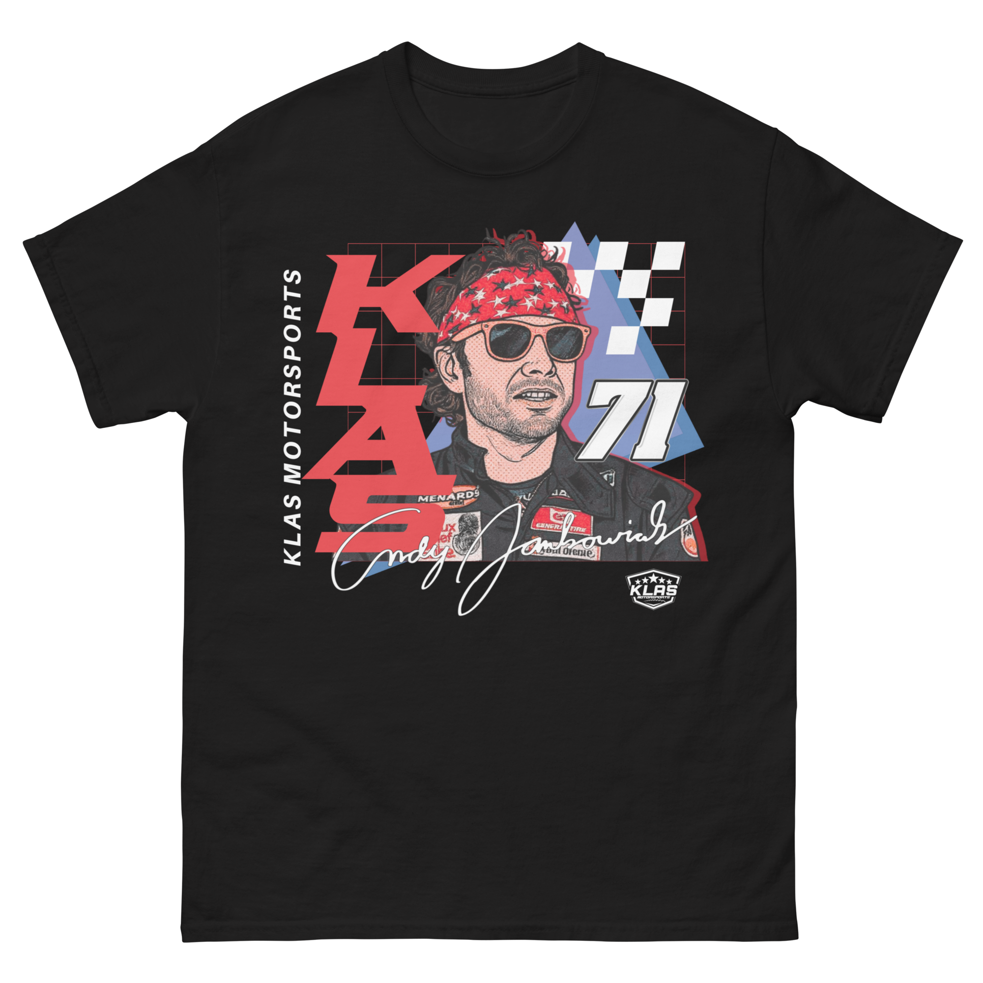 Kartoon White Font T-Shirt