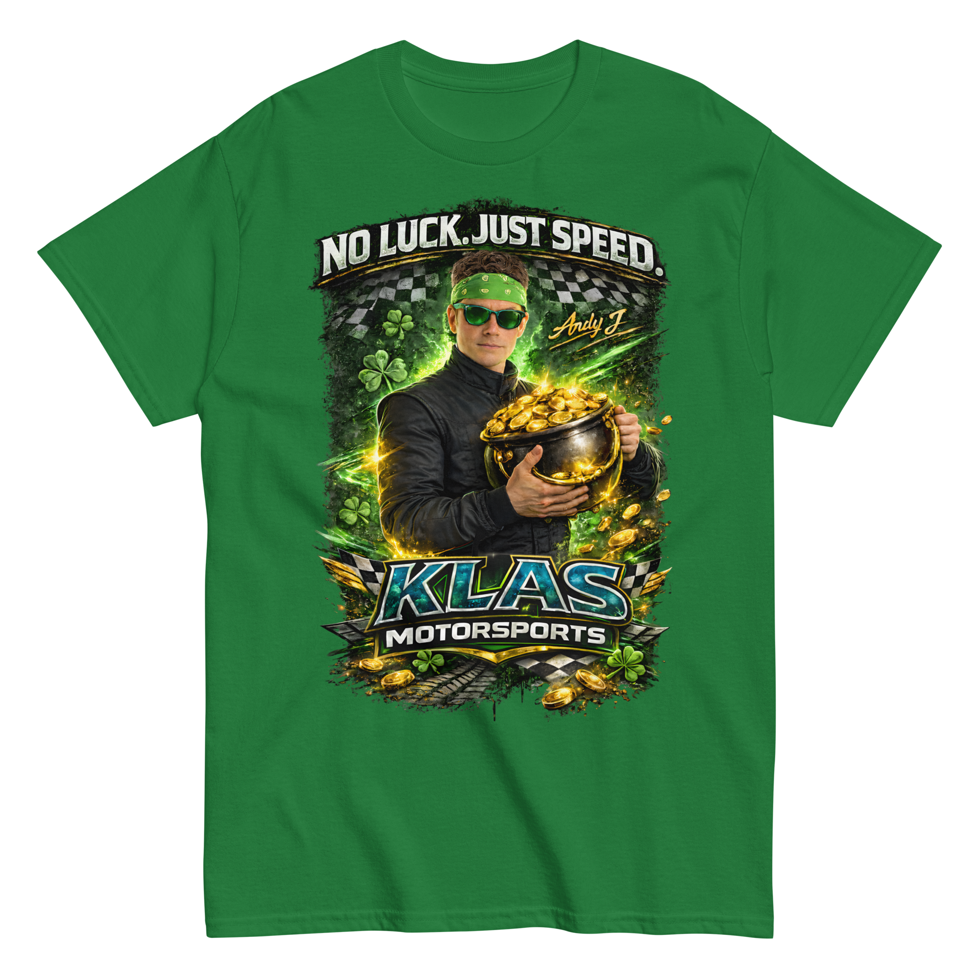 No Luck, Just Speed T-Shirt