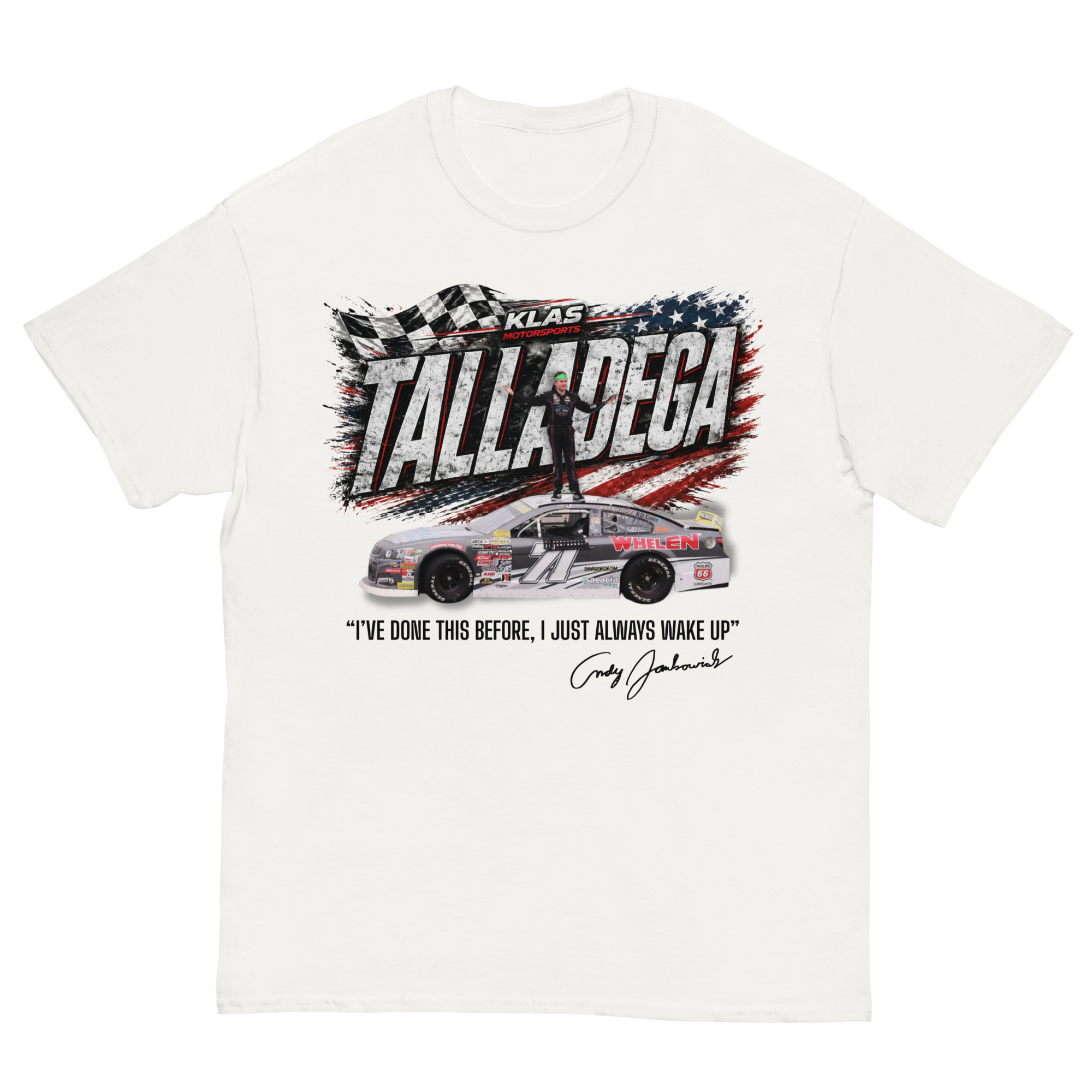 Flags at Dega T-Shirt (light colors)