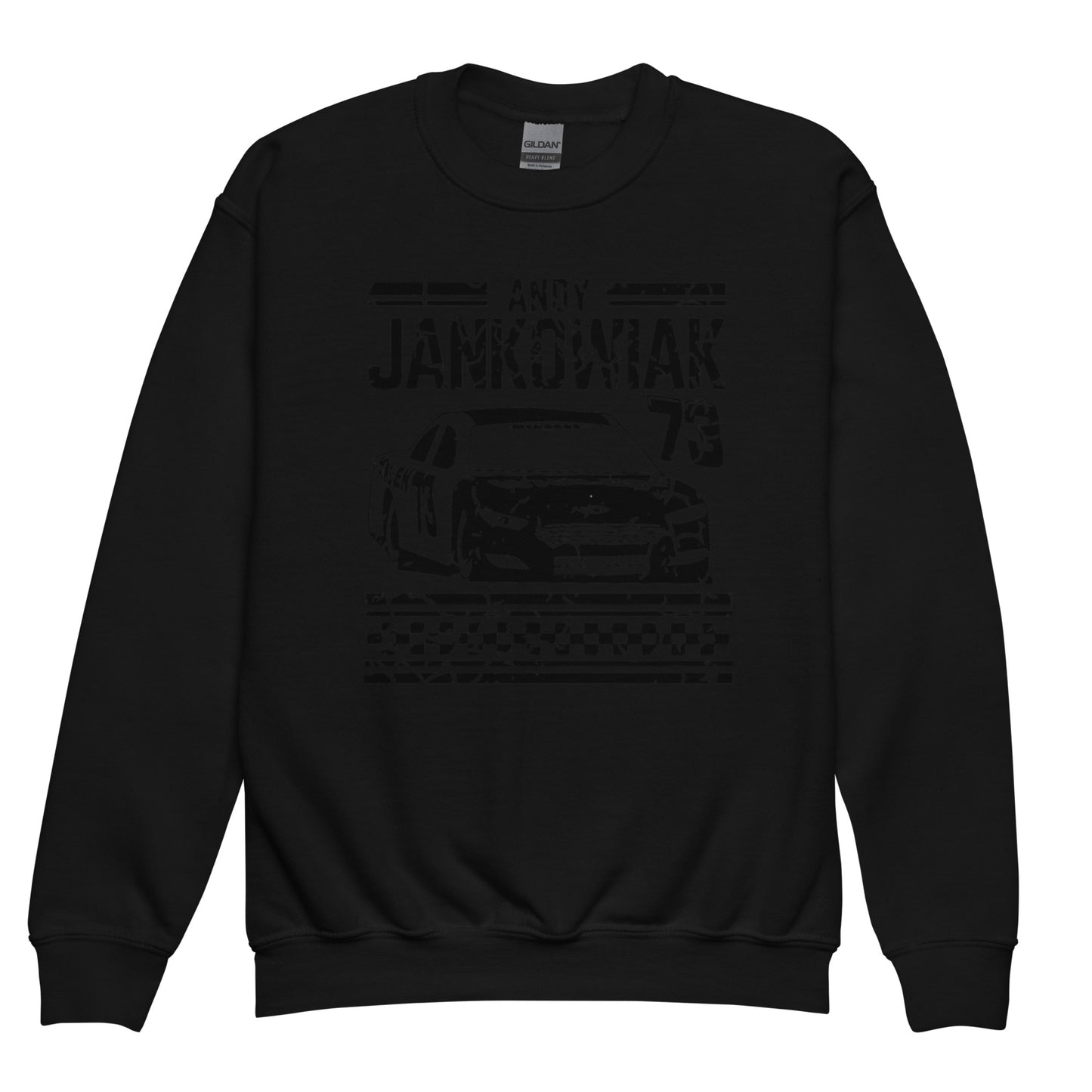 Youth Distressed AJ Crewneck